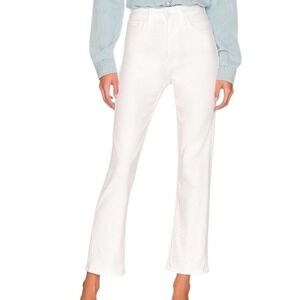 Mother High Waisted Rider Ankle Jeans in Fairest Of Them All White Size 31